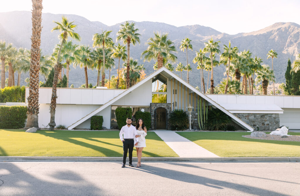 Palm springs engagement photos