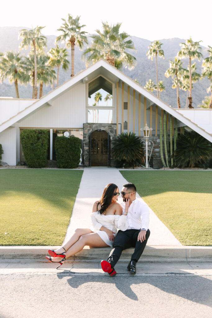 Palm springs engagement photographer