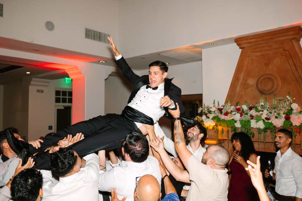 Groom reception