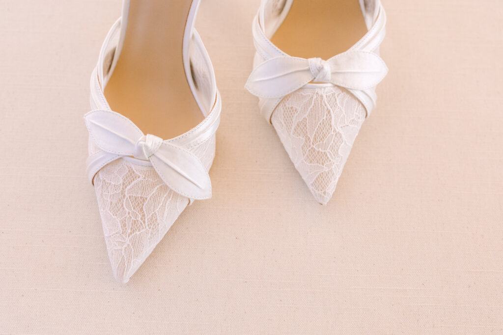Wedding details of shoes
