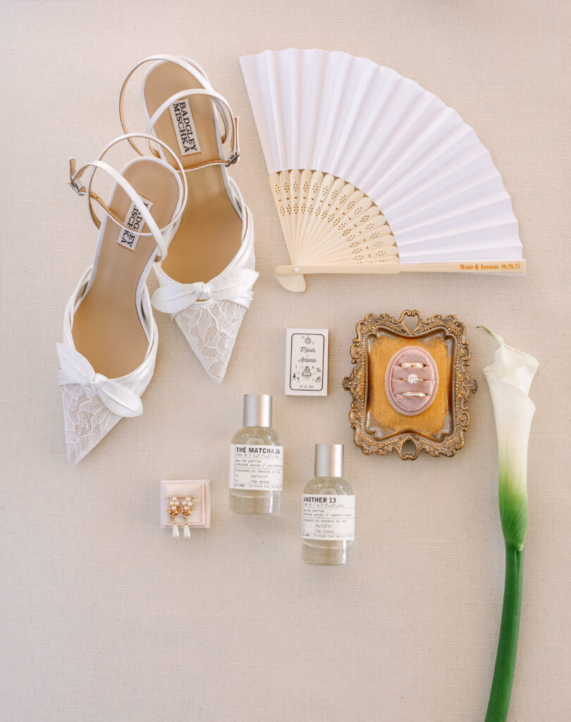 Wedding flatlay photos