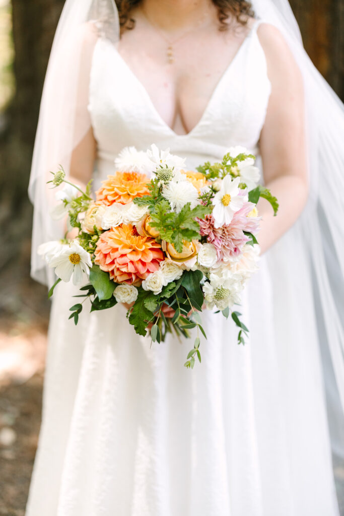 wedding flowers from a santa cruz wedding