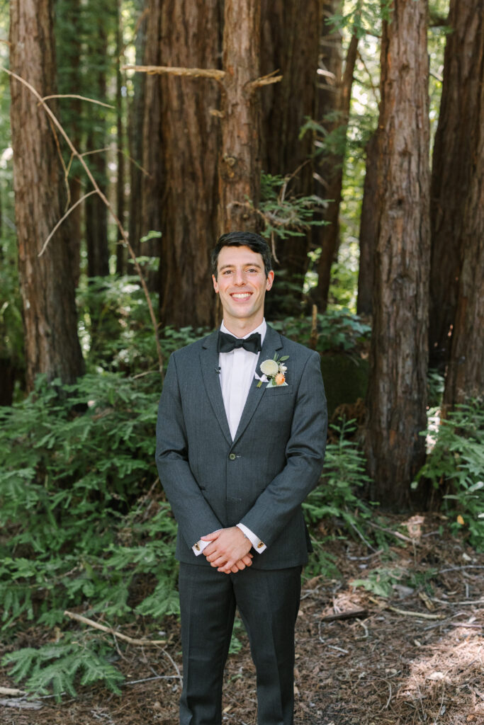 Groom solo portraits for his Santa Cruz wedding