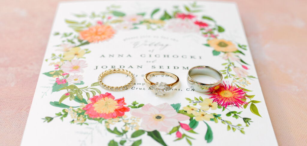 wedding flat lay details